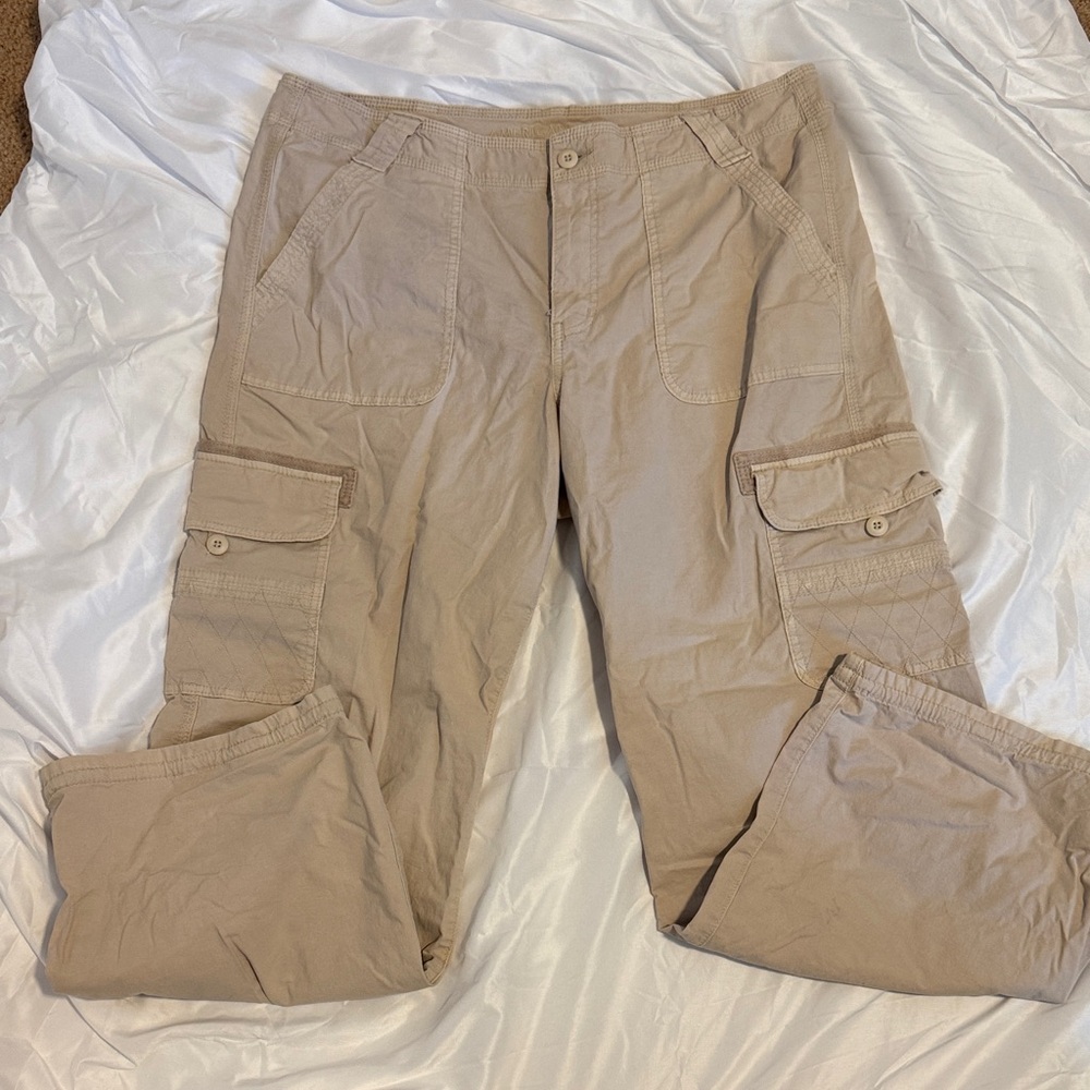 American Eagle Outfitters Tan Cargo Pants
